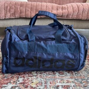 Adidas Navy Blue Men's Small Duffle